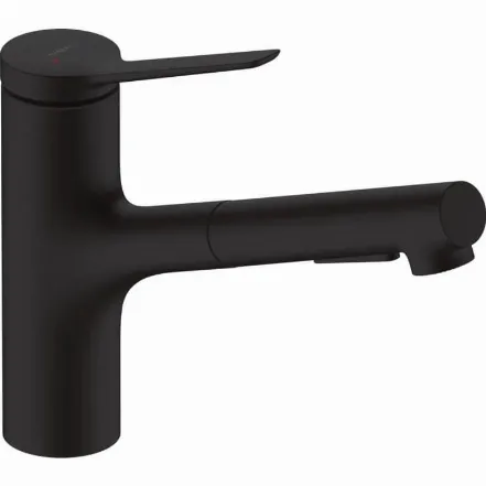 Змішувач для кухні Hansgrohe Zesis M33 150 з витяжним виливом sBox Lite (74803670)